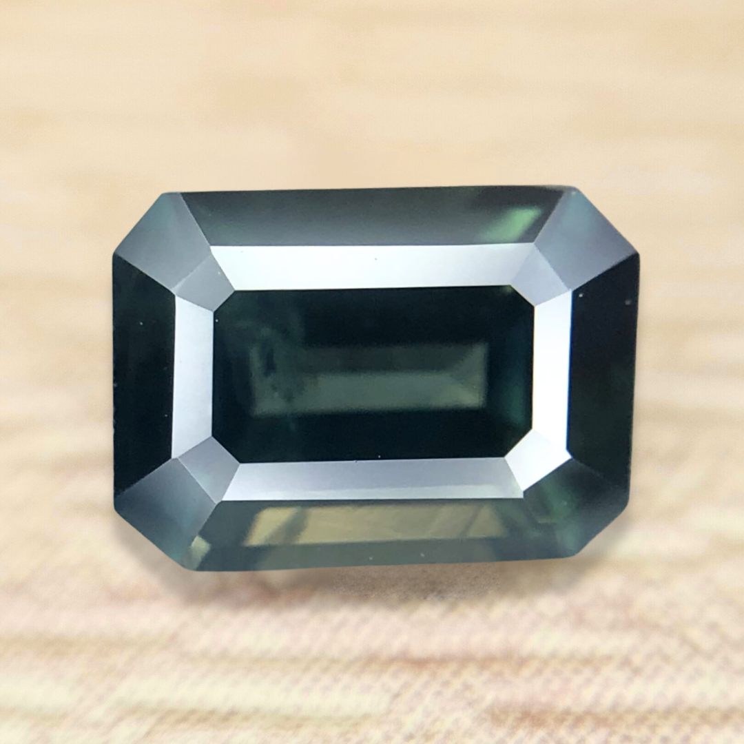 0.97ct Octagon Step Cut Sapphire