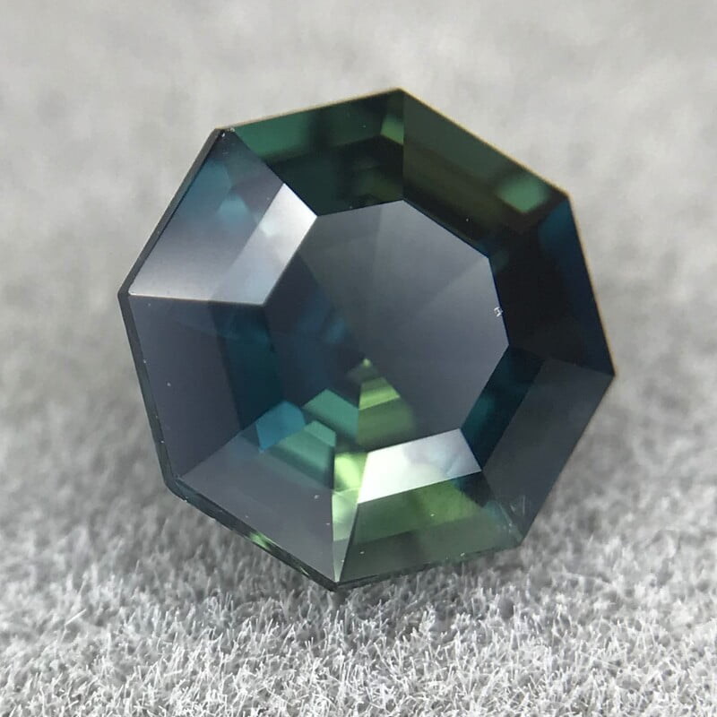 1.01ct Octagon Step Cut Sapphire