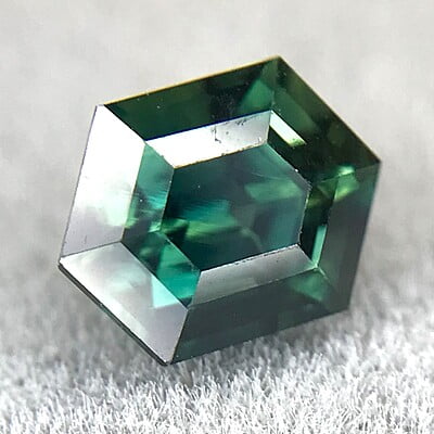 0.78ct Hexagon Step Cut Sapphire