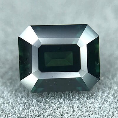 0.88ct Octagon Step Cut Sapphire