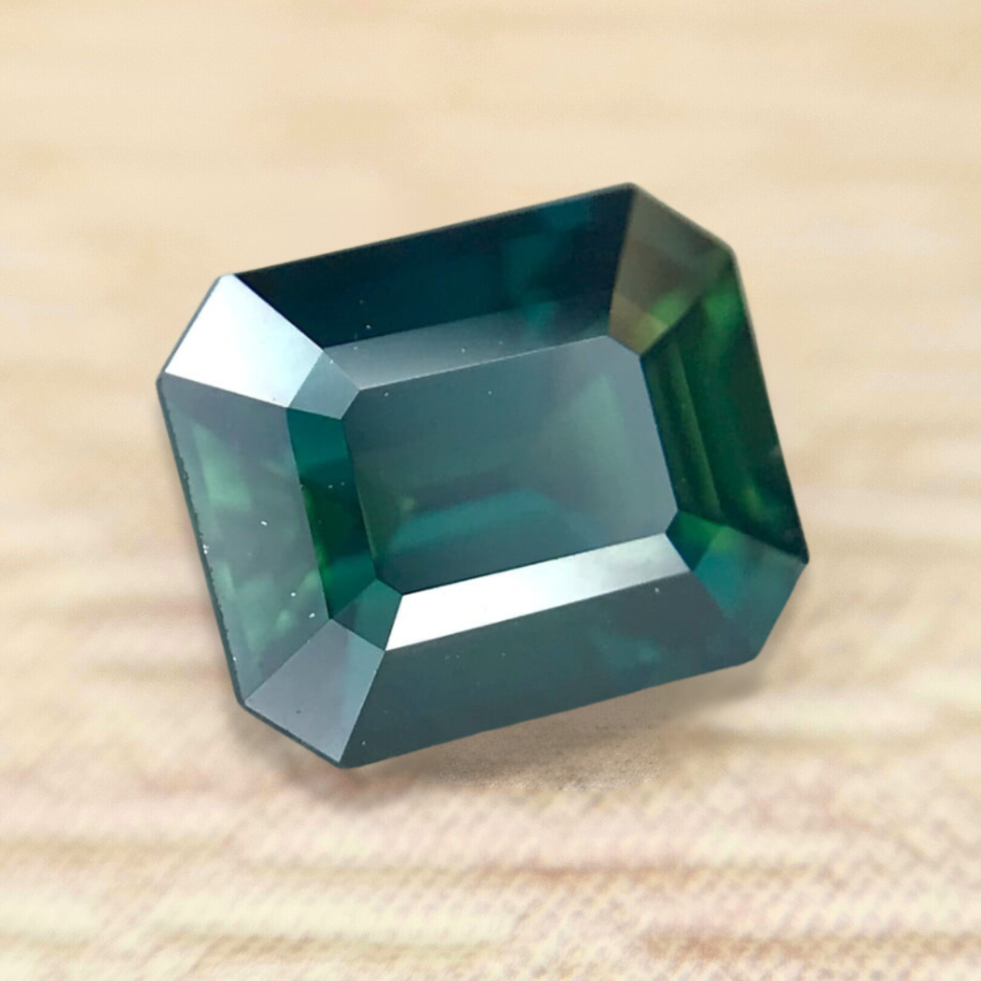 0.88ct Octagon Step Cut Sapphire 0.88ct Octagon Step Cut Sapphire