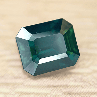0.88ct Octagon Step Cut Sapphire