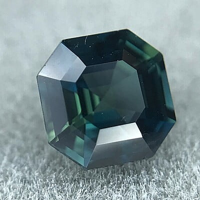 0.59ct Octagon Step Cut Sapphire