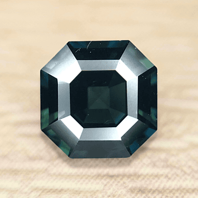 0.59ct Octagon Step Cut Sapphire