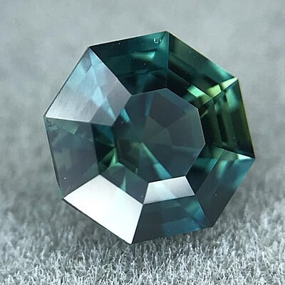 0.76ct Octagon Step Cut Sapphire