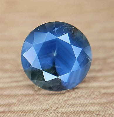 1.02ct Round Brilliant Cut Sapphire