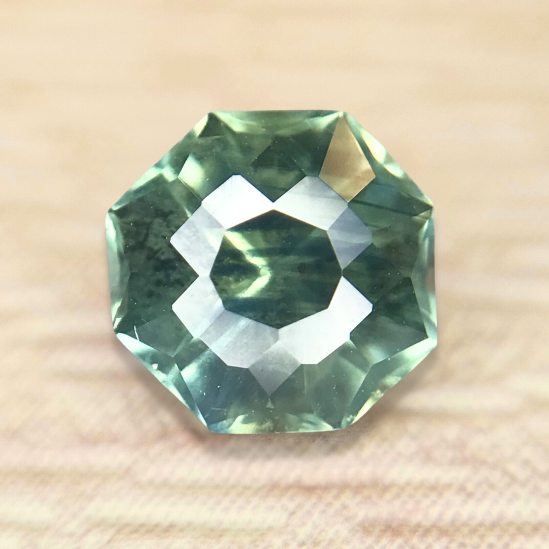 1.17ct Hexagon Step Cut Sapphire