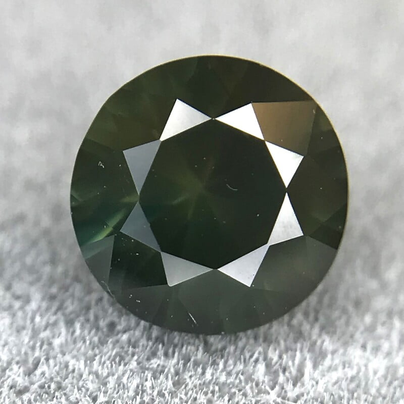 0.82ct Round Brilliant Cut Sapphire