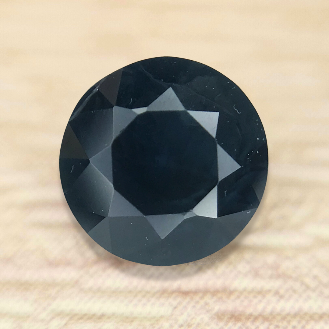 0.74ct Round Brilliant Cut Sapphire