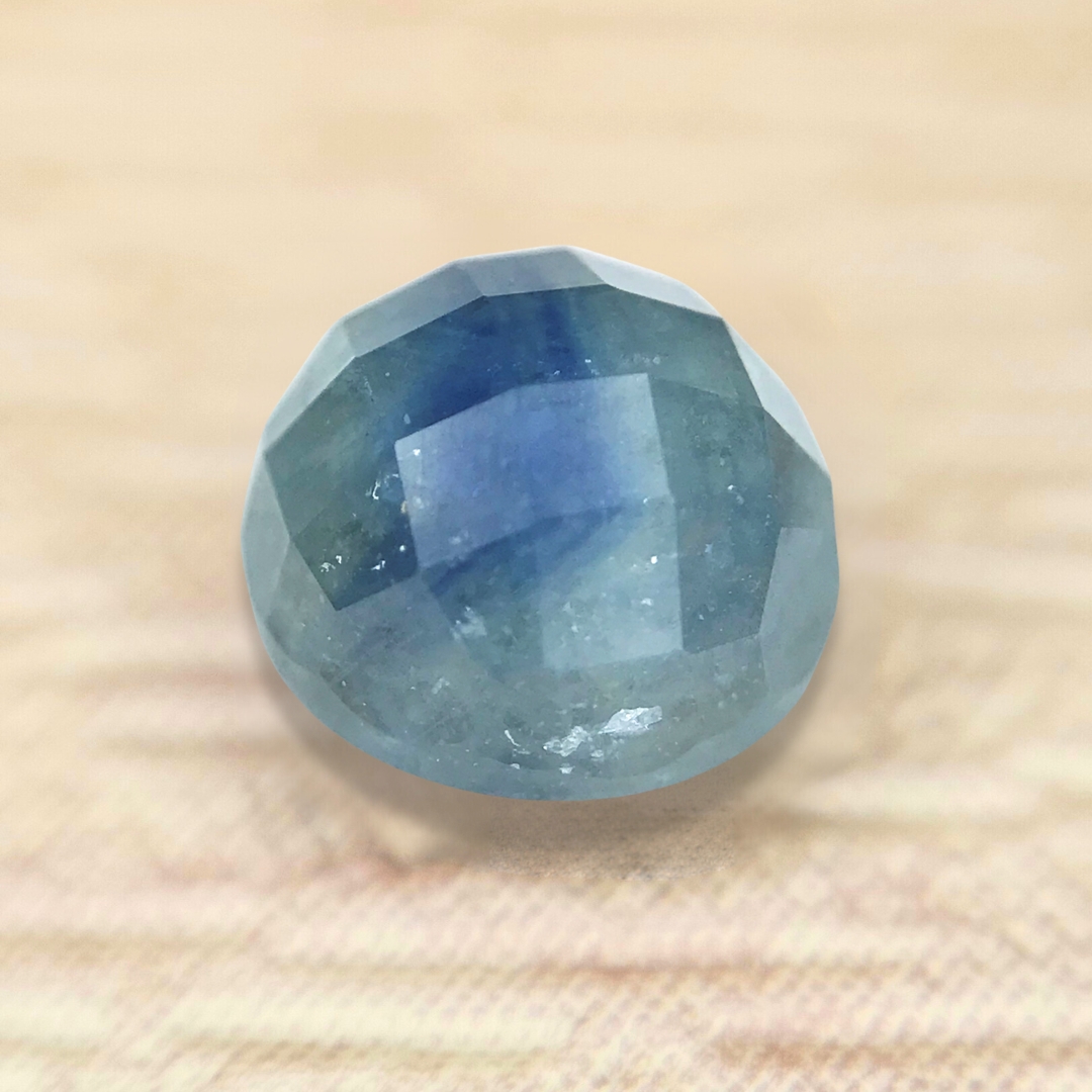 2.04ct Round Checker Cut Sapphire 2.04ct Round Checker Cut Sapphire