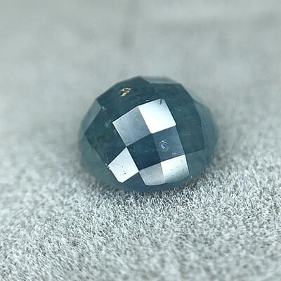 1.70ct Round Checker Cut Sapphire