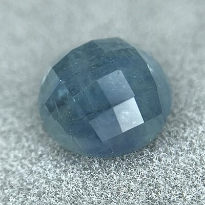 1.70ct Round Checker Cut Sapphire