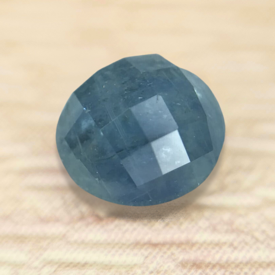 1.70ct Round Checker Cut Sapphire