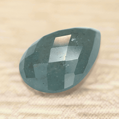 1.10ct Pear Checker Cut Sapphire