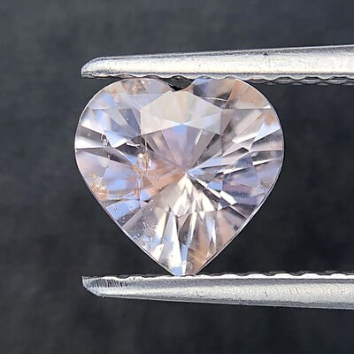 1.18ct Heart Brilliant Cut Sapphire