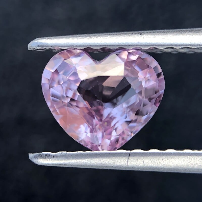 1.09ct Heart Brilliant Cut Sapphire