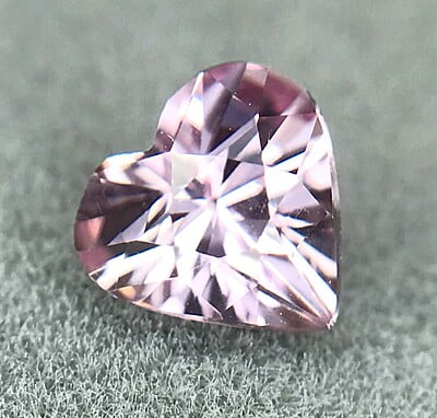 0.58ct Heart Brilliant Cut Sapphire