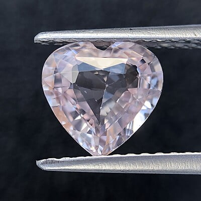 1.61ct Heart Brilliant Cut Sapphire