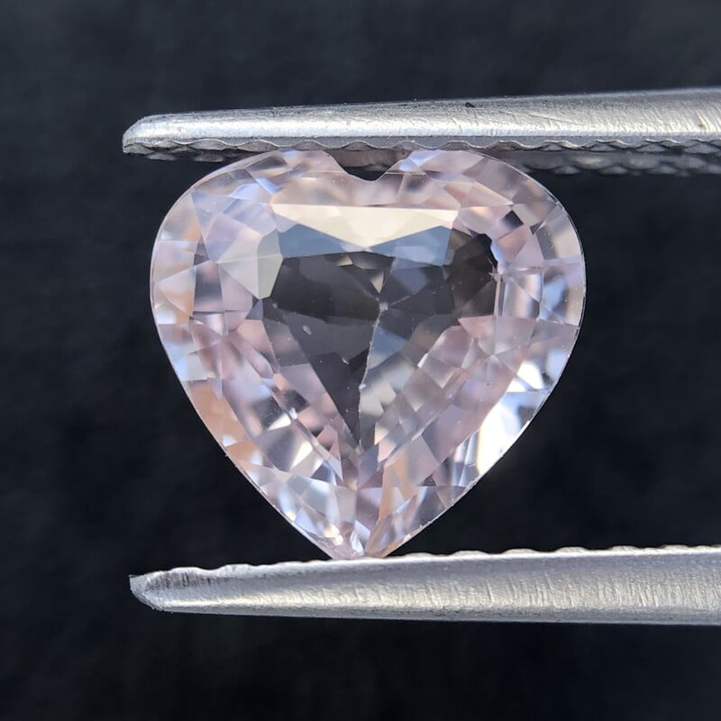 1.61ct Heart Brilliant Cut Sapphire