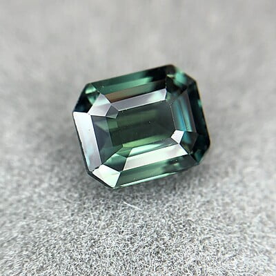 1.51ct Octagon Step Cut Sapphire