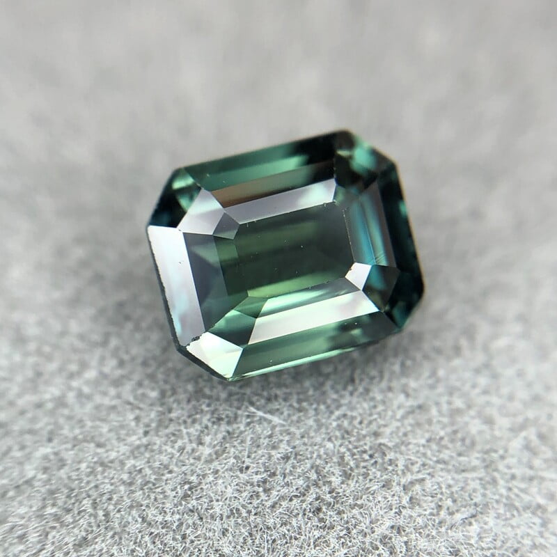 1.51ct Octagon Step Cut Sapphire