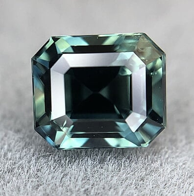 1.57ct Octagon Step Cut Sapphire