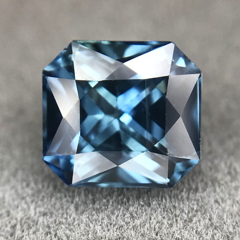 1.72ct Radiant Brilliant Cut Sapphire