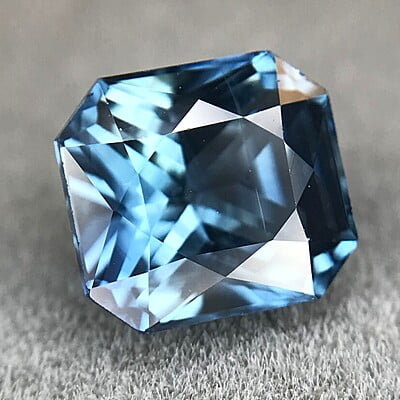 1.72ct Radiant Brilliant Cut Sapphire