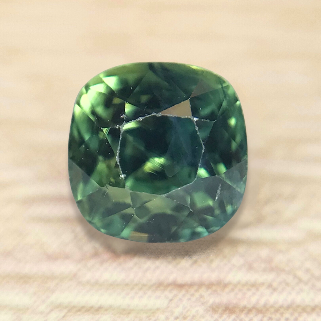 1.55ct Cushion Mixed Cut Sapphire