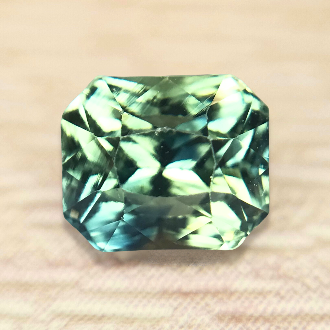 1.56ct Radiant Brilliant Cut Sapphire