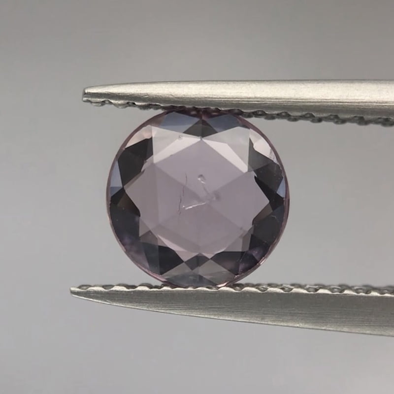 0.81ct Round Rose Cut Sapphire