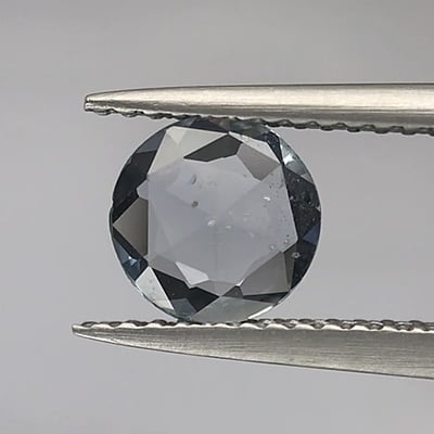 0.61ct Round Rose Cut Sapphire