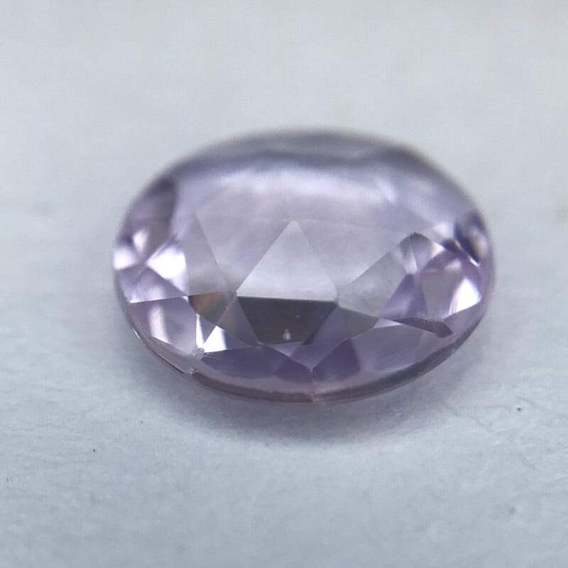 1.23ct Round Rose Cut Sapphire