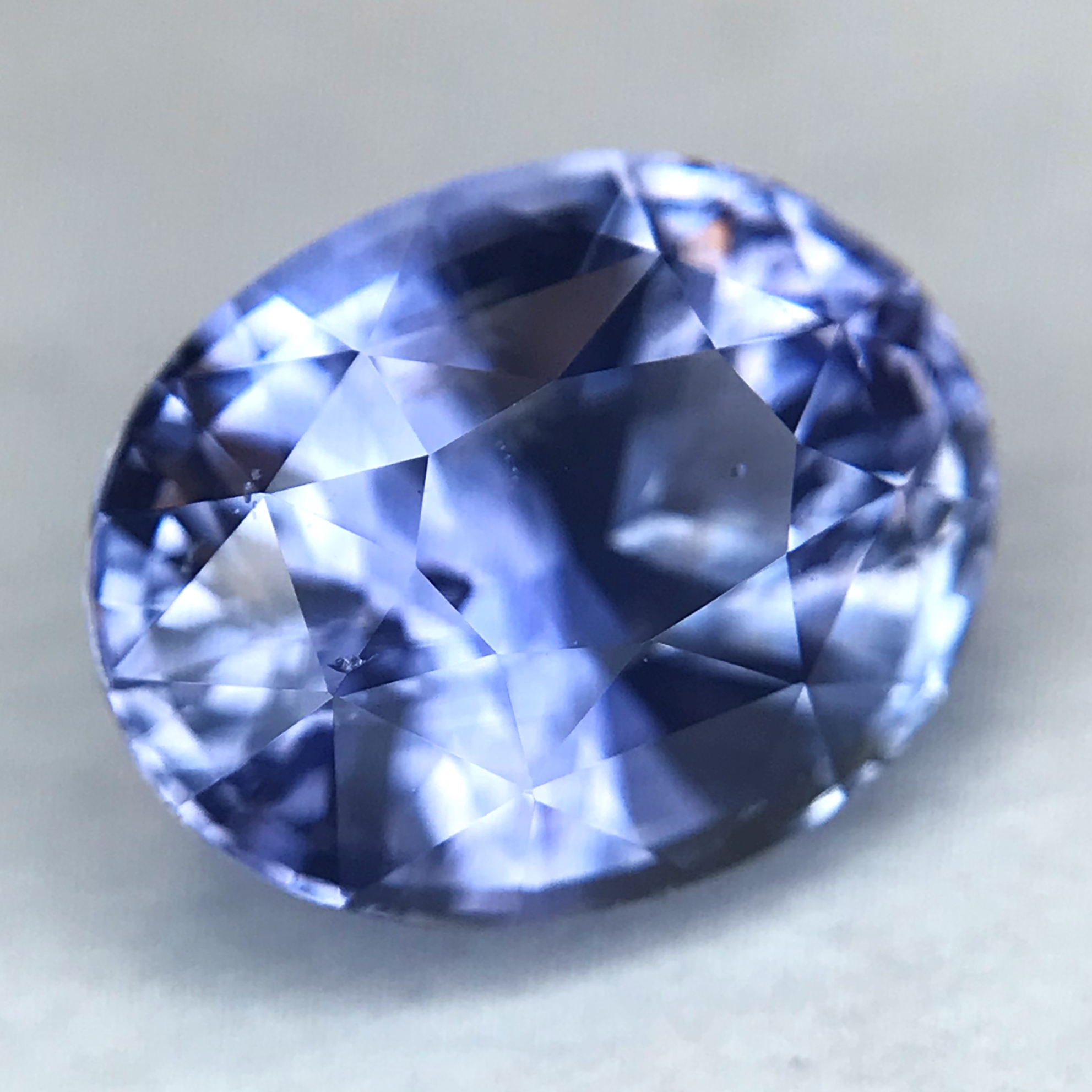2.60ct Oval Mixed Cut Sapphire