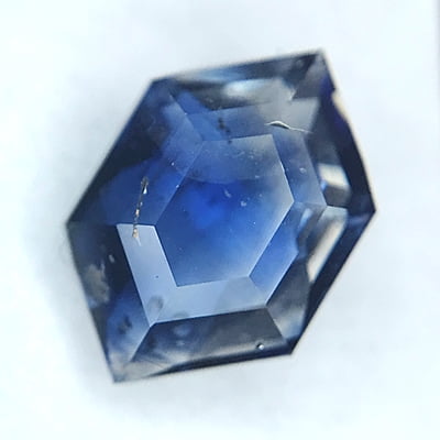 2.00ct Hexagon Step Cut Sapphire