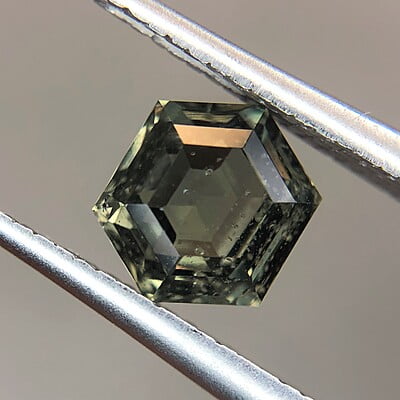 1.81ct Hexagon Step Cut Sapphire