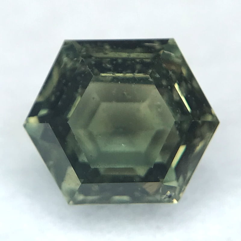 1.81ct Hexagon Step Cut Sapphire
