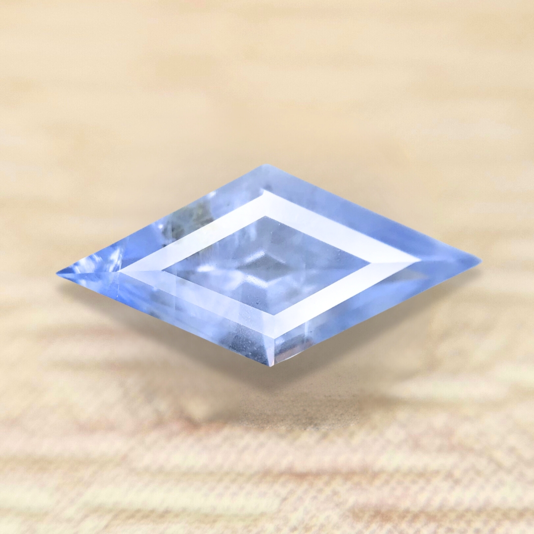 1.43ct Kite Step Cut Sapphire