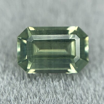 0.66ct Octagon Step Cut Sapphire