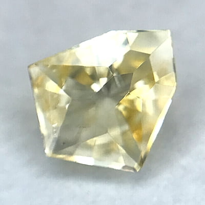 0.71ct Shield Step Cut Sapphire