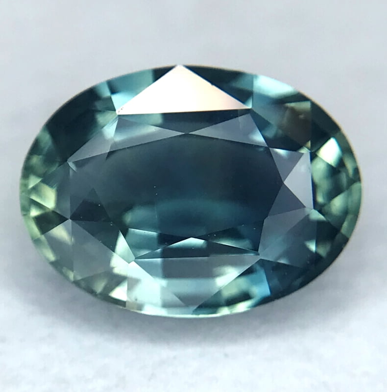 1.58ct Oval Mixed Cut Sapphire