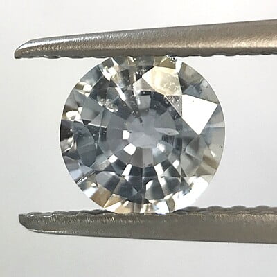 1.00ct Round Mixed Cut Sapphire