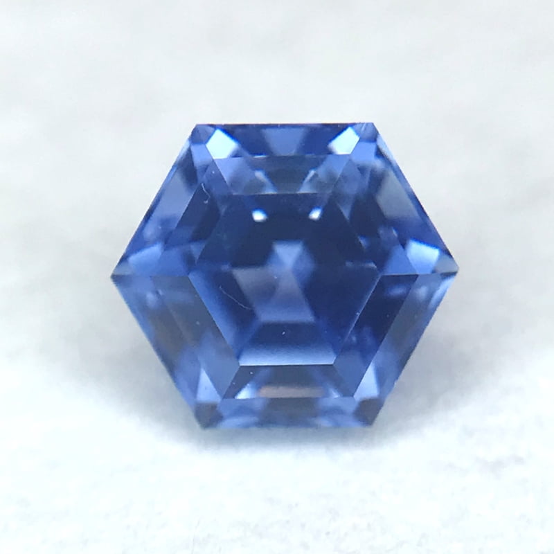 0.60ct Hexagon Step Cut Sapphire