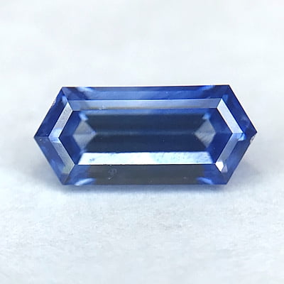 0.59ct Hexagon Step Cut Sapphire