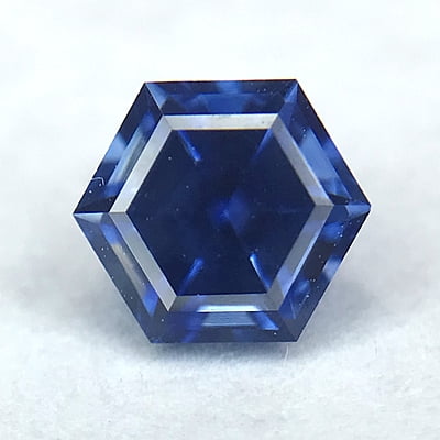 0.36ct Hexagon Step Cut Sapphire