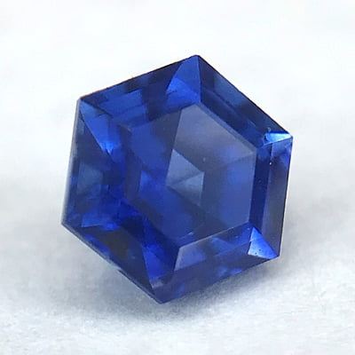 0.32ct Hexagon Step Cut Sapphire