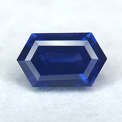 0.27ct Hexagon Step Cut Sapphire