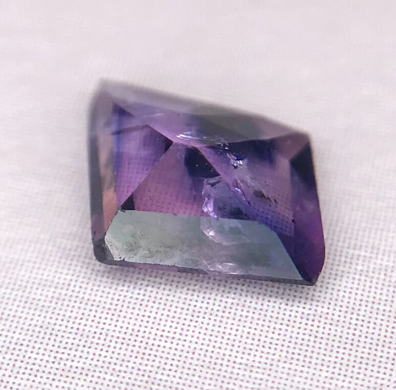 0.60ct Fancy Rose Cut Sapphire