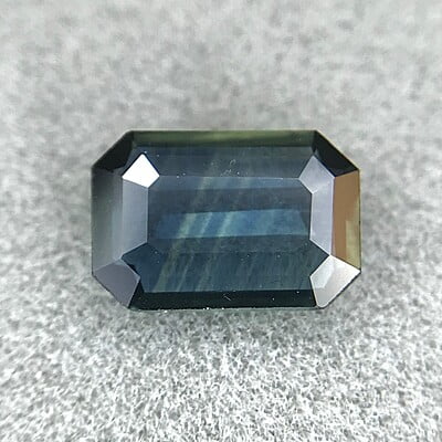 0.63ct Octagon Step Cut Sapphire