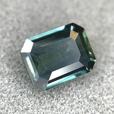 0.66ct Octagon Step Cut Sapphire